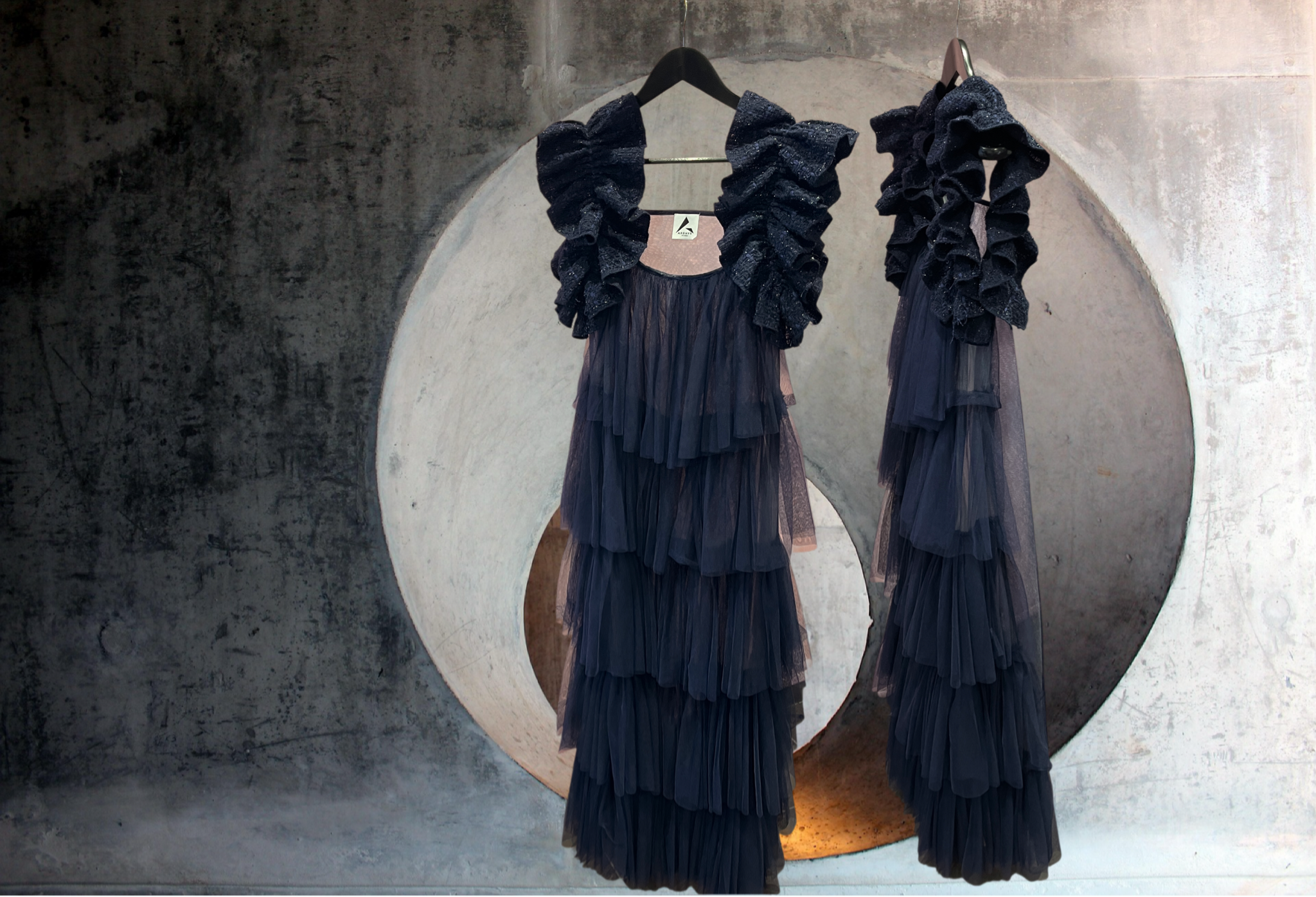 ARSHYS Ruffled Dress