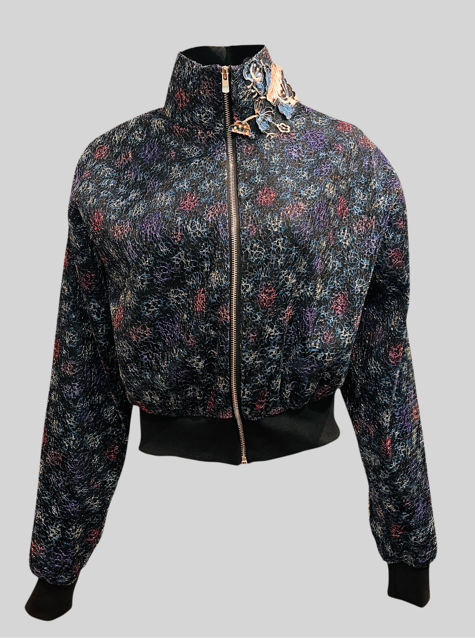 ARSHYS Mesh Bomber Jacket