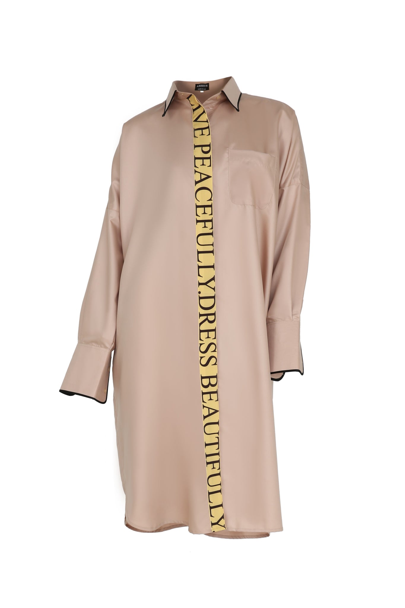 statement shirt dress