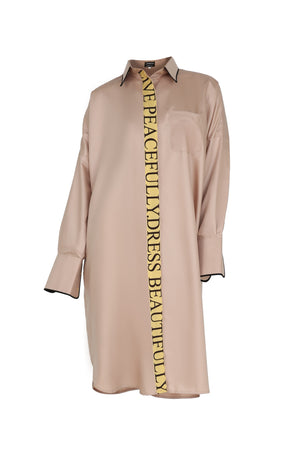 statement shirt dress