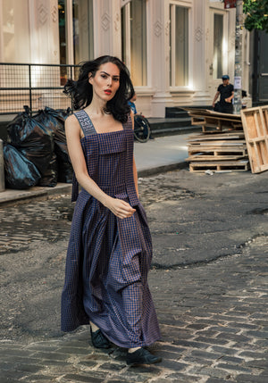 checkered dress