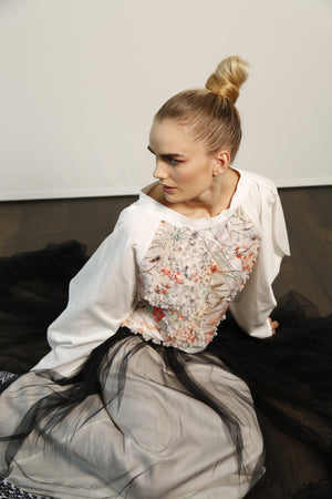 Raglan sleeve top