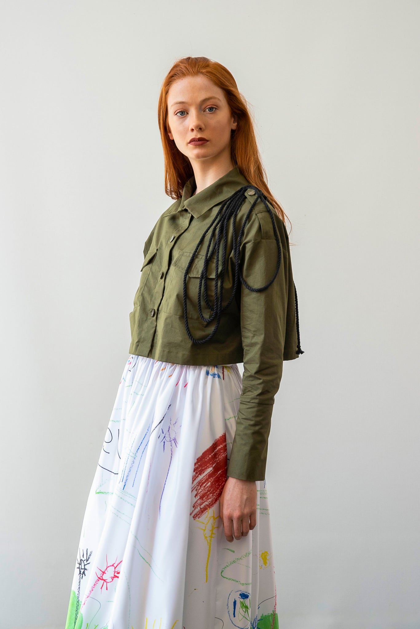 military inspired top
