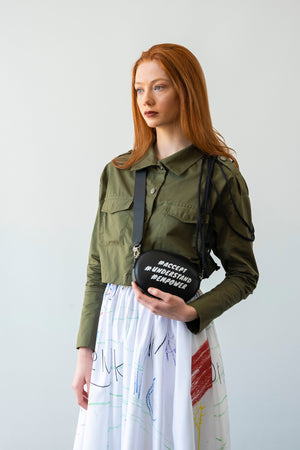 Arshys military inspired top