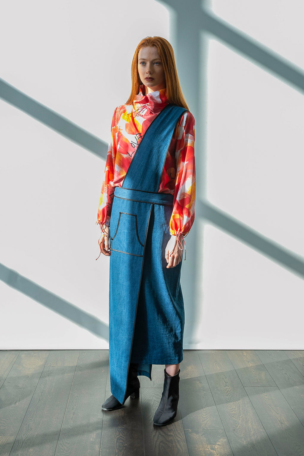 Denim skirt dangri