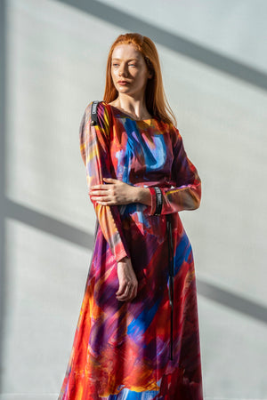 Arshys-Georgia silk dress
