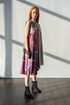 Arshys-Gustav pleated dress