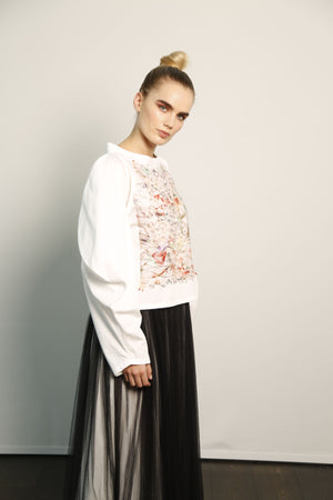 Raglan sleeve top