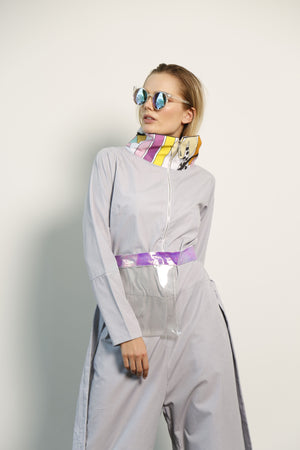 Funnel-neck Jumpsuit