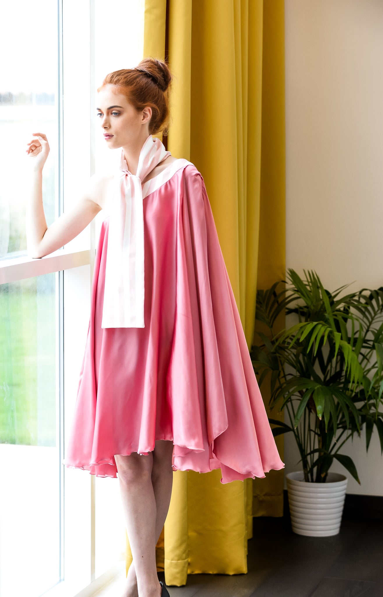 ARSHYS PINK VOLUME DRESS