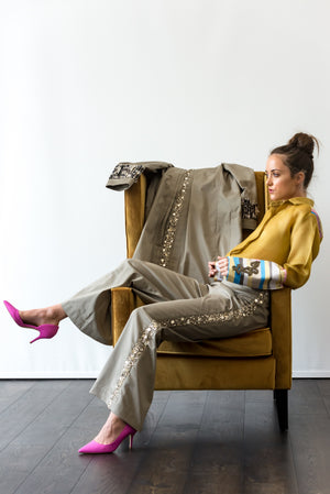ARSHYS starry sequin pants