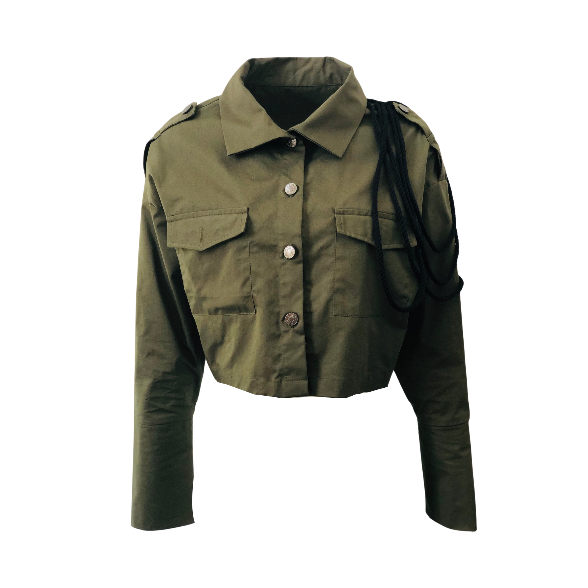 military inspired top