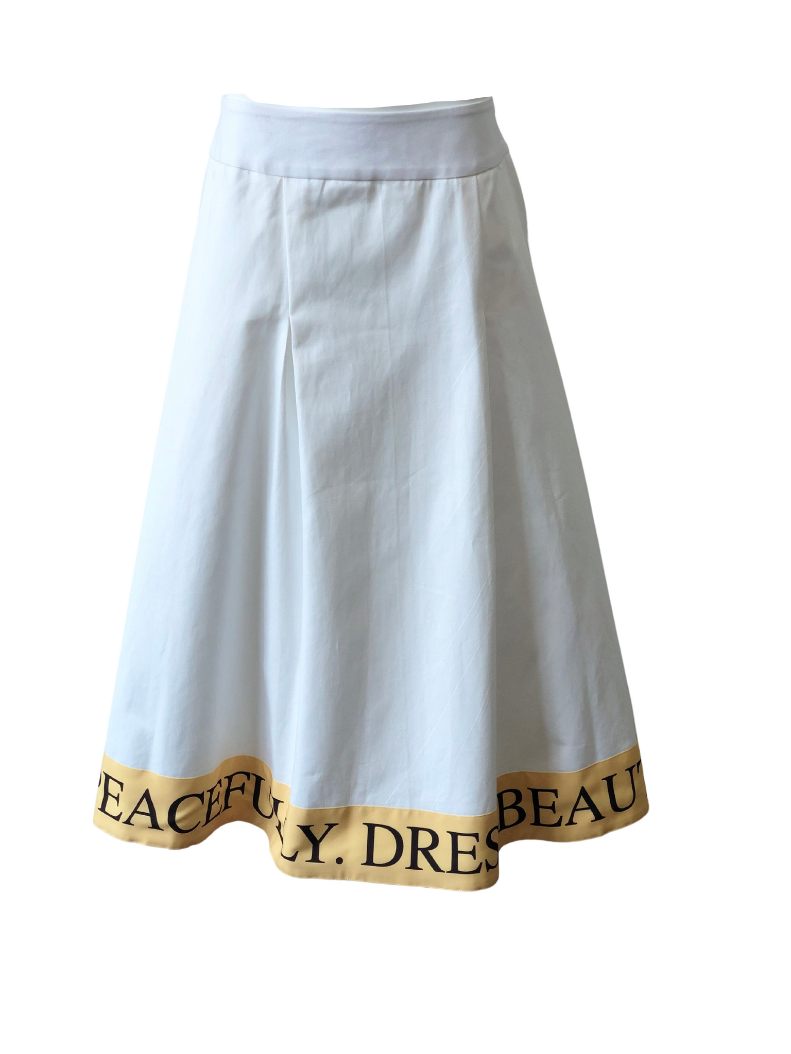 White Statement Top & Skirt (Set)