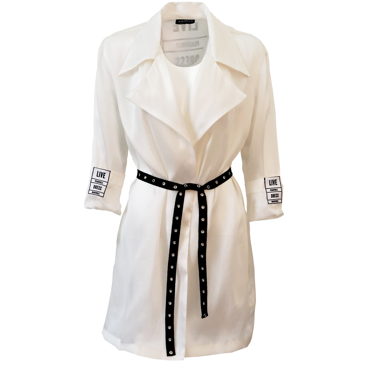 Sheer silk organza jacket
