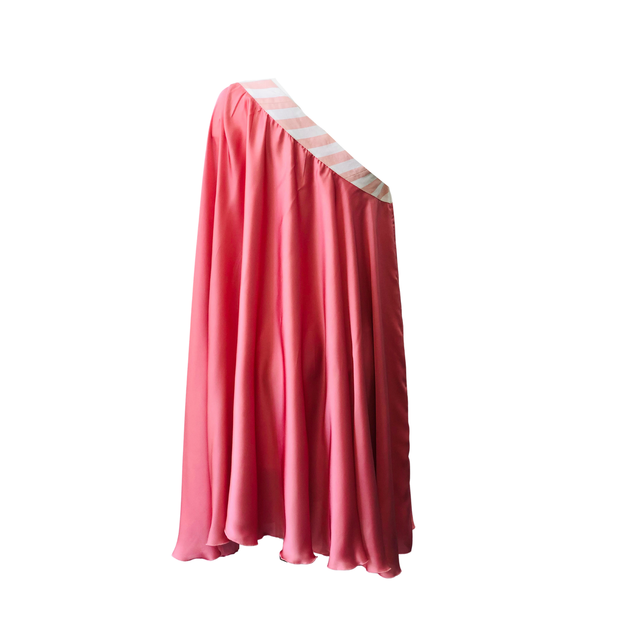 Pink volume dress